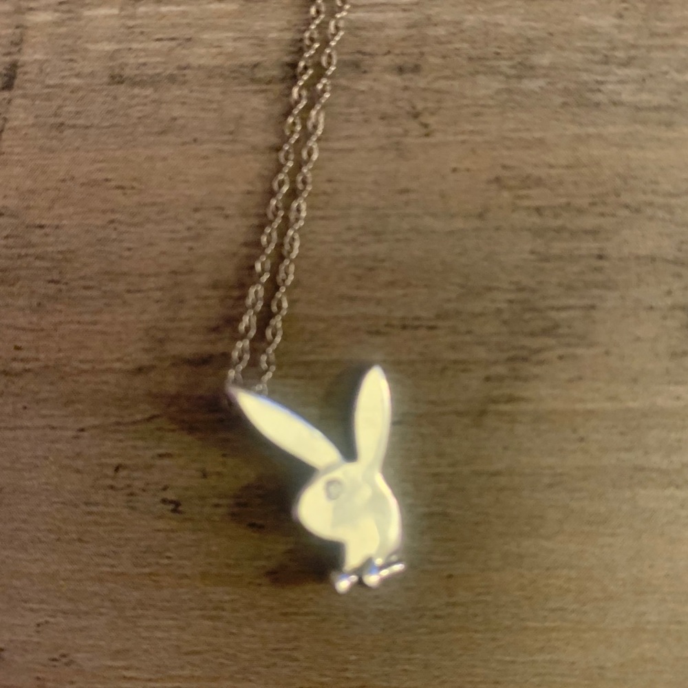 Playboy Bunny Silver Necklace